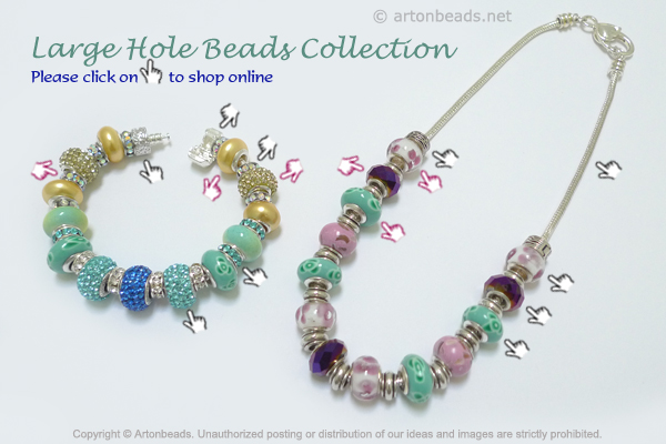 Large Hole Beads Collection