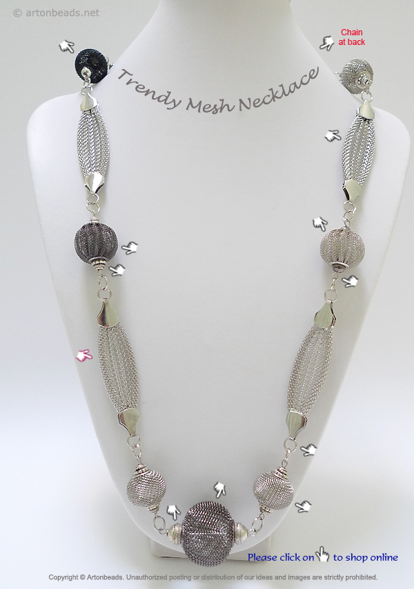 Trendy Mesh Necklace
