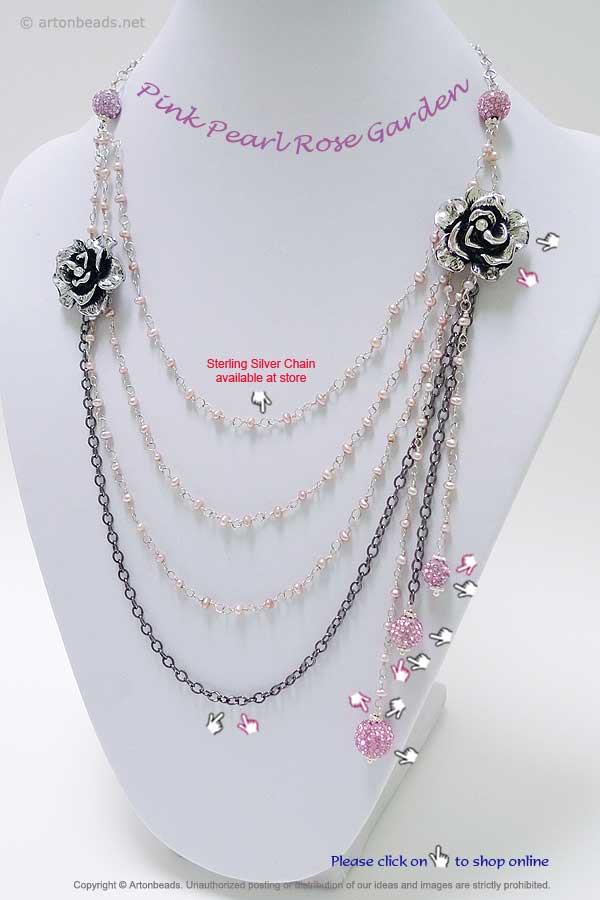 Mesh Lariat with Tassel