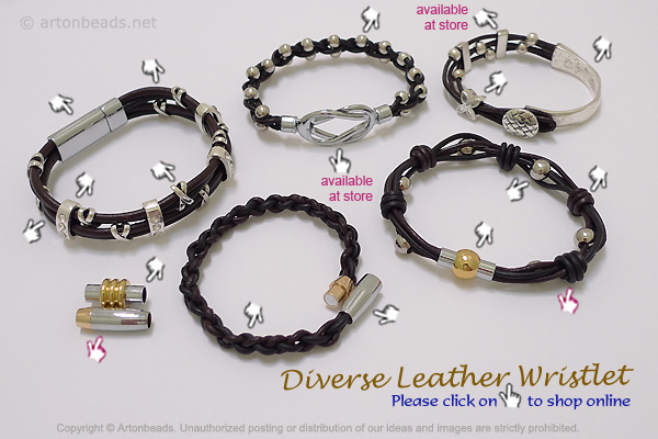 Diverse Leather Wristlet