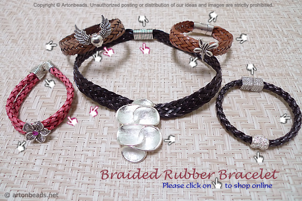 Braided Rubber Bracelet