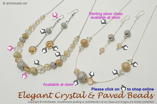 Elegant Crystal & Paved Beads