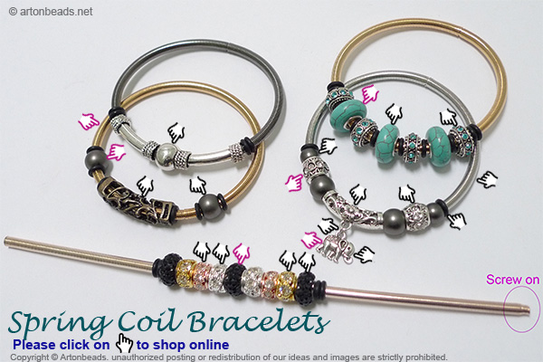 Spring coil Bracelets