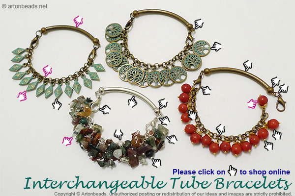 Interchangeable Tube Bracelets