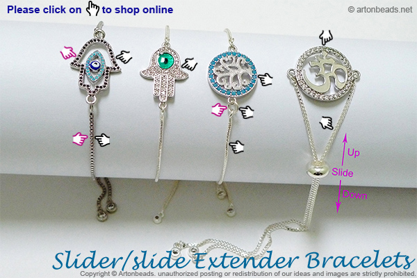 Slider/Slide Extender Bracelets