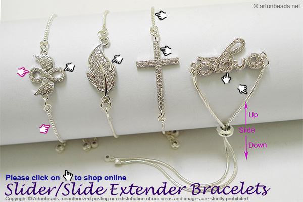 Slider/Slide Extender Bracelets