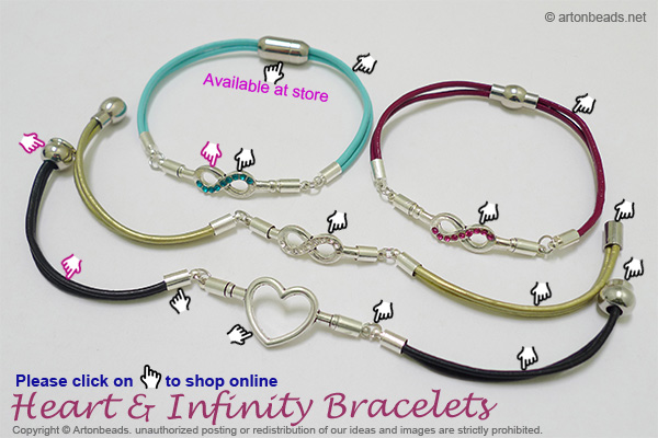 Heart & Infinity Bracelets