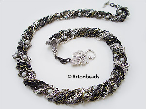 Twisted Chains Necklace