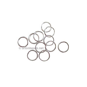 *Jump Ring - 925 Silver Plated - 0.8x6mm - 1000pcs