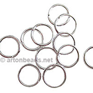 Jump Ring - 925 Silver Plated - 1.5x16mm - 30pcs