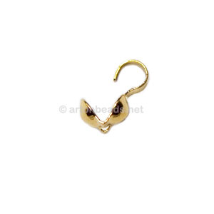 Knot Cover - 18K Gold Plated - 3.5mm - 100pcs