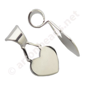 *Glue-on Bail - 925 Silver Plated - 29.3mm - 4pcs