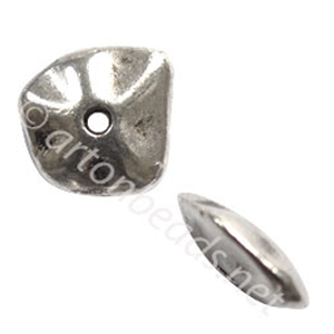 *Base Metal Spacer Bead - Antique Silver Plated - 13mm - 10pcs