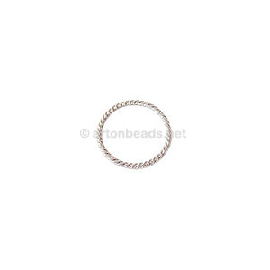 Metal Link - 925 Silver Plated - 16mm - 10pcs