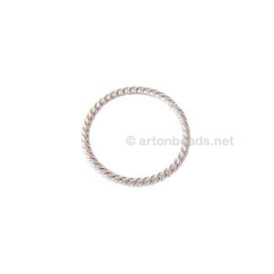 Metal Link - 925 Silver Plated - 20mm - 10pcs