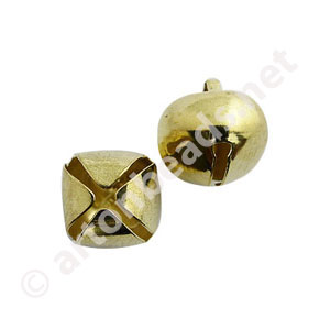 Bell - 18K Gold Plated - 15mm - 100pcs