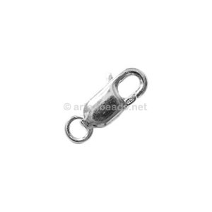 Sterling Silver Lobster Clasp - 14mm - 2pcs
