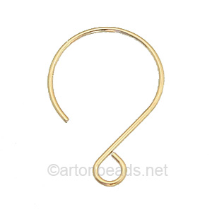 14K Gold Filled Earring Hook - Hook - 23.5mm - 2pcs