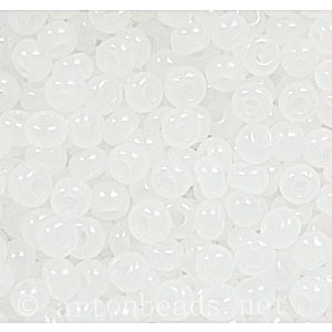 *Czech Seed Beads - White Opal Opaque - 11/0 - 1 Vial