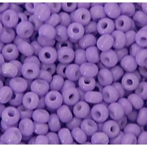 Czech Seed Beads - Dyed Chalk Purple Solgel - 10/0 -16g