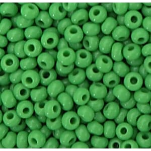 Czech Seed Beads - Light Green Opaque - 10/0 -16g
