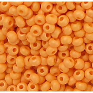 Czech Seed Beads - Orange Matte Opaque - 10/0 - 16g