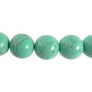 Dyed Turquoise - Round - 12mm