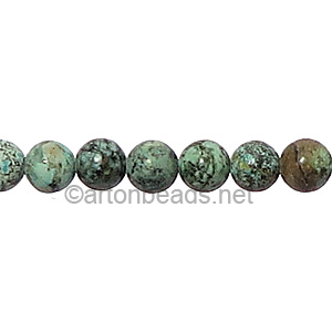 African Turquoise - Round - 6mm