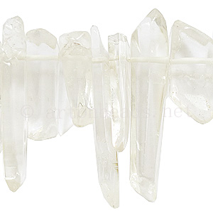 Crystal Quartz - Teeth - 5x7 - 8x35mm - 16"