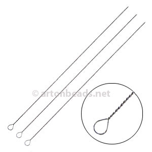 Steel Twist Wire Needles 0.35mm - 10pcs