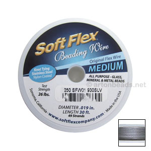 Soft Flex Wire 49std - 0.019" - 26lbs - Medium - Original - Click Image to Close