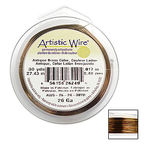 Artistic Wire - Antique Brass - 0.40mm - 30Y