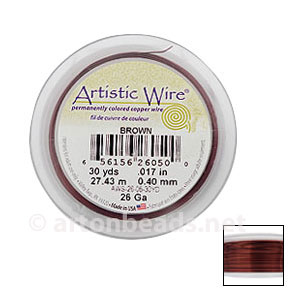Artistic Wire - Brown - 0.40mm - 30Y