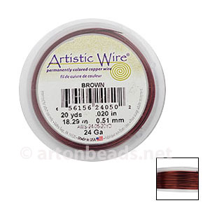 Artistic Wire - Brown - 0.51mm - 20Y