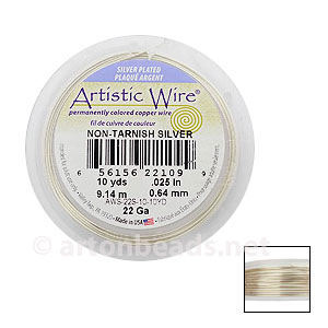 Artistic Wire - Non-Tarnish Silver - 0.64mm - 10Y