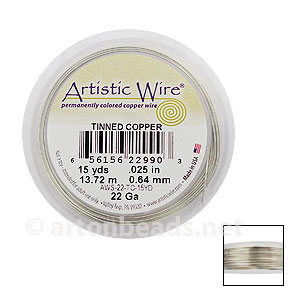 Artistic Wire - Tinned Copper - 0.64mm - 15Y