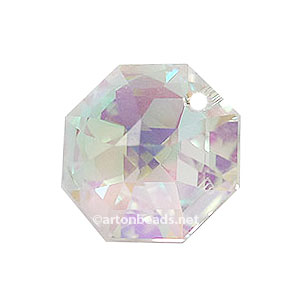 Crystal AB - SW 8115 One Hole Octagon 14mm - Click Image to Close