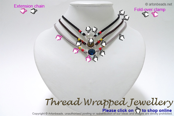 Thread Wrapped Jewellery