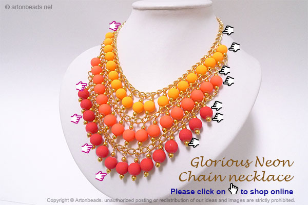 Glorious Neon Chain Necklace