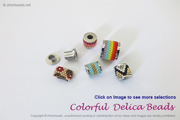 Colorful Delica beads
