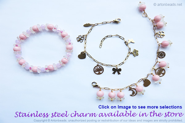 Stainless Steel Charm Available in store