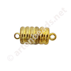 *Magnetic Clasp - 18k Gold Plated - 19.5x8.2mm - 1pc