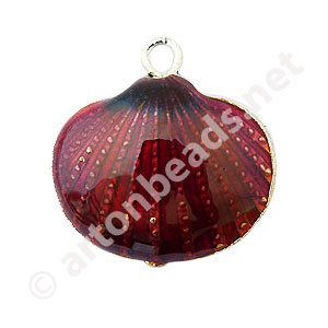 Cloisonné Pendant - 925 Silver Plated