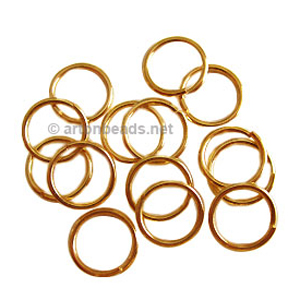 *Jump Ring - 18K Gold Plated - 2.0x14mm - 20pcs