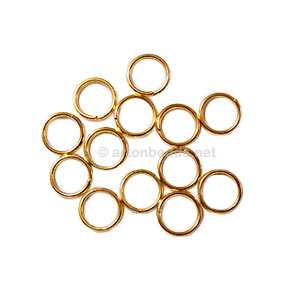Split Ring - 18K Gold Plated - 5mm - 100pcs