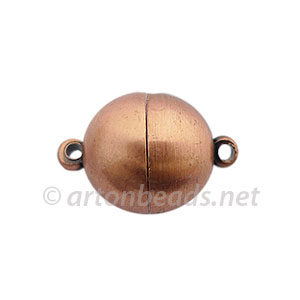 Magnetic Clasp - Antique Copper Plated - 12mm - 1pc