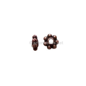 Base Metal Spacer Bead - Antique Copper Plated - 4mm - 200pcs