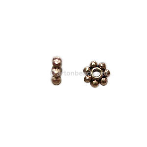 Base Metal Spacer Bead - Antique Gold Plated - 4mm - 200pcs