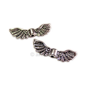 *Metal Bead - Antique Silver Plated - 7x22mm - 18pcs