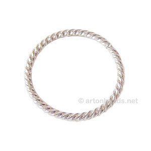 Metal Link - 925 Silver Plated - 30mm - 8pcs
